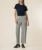 Kut Navy/Ivory Gwen Wide Slouchy Jean
