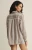 Z Supply Island Coconut Perfect Striped Button