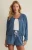 Z Supply Calypso Blue Indigo Dailey Cardigan