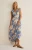 Z Supply Lake Blue Malene Bloom Floral Maxi Dress