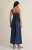 Z Supply Twilight Blue Angel Eyes Twill Jumpsuit