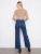 Charlie B Indigo Wide Leg Patch Pocket Jeans
