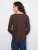 Charlie B Heath Coffee Sweater w/buttons