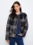 Charlie B Navy Reversible Plaid Jacket