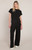 Room 34 Black Textured Wide Leg Pant XS