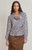 Dex Blue/Brown Paisley Blouse