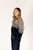 Lyla & Luxe Camel/Black Fair Isle Sweater