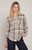 Room 34 Brown/Navy Plaid Top