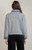 Dex Lt Grey/Denim Trim Sweater