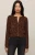 Z Supply Burnt Umber Medina Leopard Cardigan