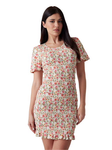 Daisy•*¨*•.¸♬︎ Guess Little Painted Daisies S/S Smock Claire Dress - The