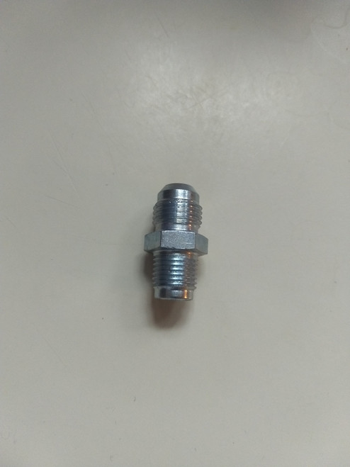 96-Older Ford power steering box or radiator transmission cooler line port to -6 AN hose adapter fitting.