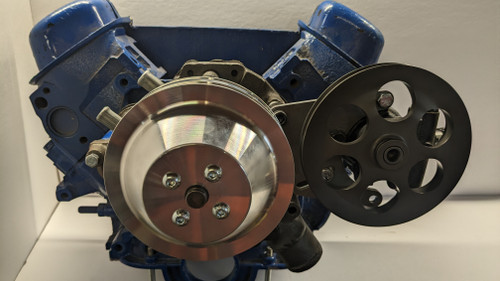 Water Pump mounted- Serpentine or V-Groove- Remote Reservoir (TRUCK)