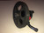 Pump with pulley installed