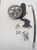 Small Block Chevy Long Water Pump Mounted Kit with AN Fittings 