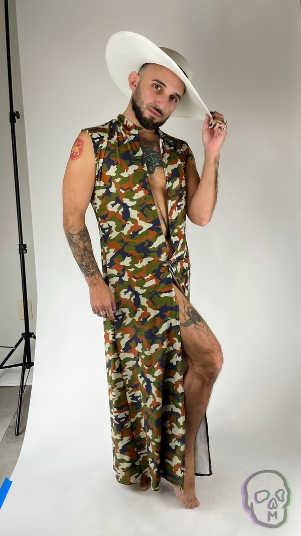 Sleeveless Trench Cover Up