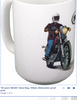 '40 years SR500' China Mug, 440ml, dishwasher-proof print