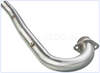 Performance Header Pipe TT500 XT500, stainless steel, mounting spots for original heat shield, diam. 40mm, connection 38mm, brushed (without approval)