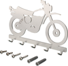 Keyboard/Coat Rack 'XT500', size 178x113mm, 5 hooks, 2mm stainless steel, incl. dowels & stainless steel bolts