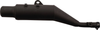 Silencer MARVING 'EDR YAMAHA XT350', Black (Not Street Legal), for heat shield with 78mm distance between mounting holes