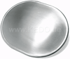 Front Number Plate, Aluminium, Oval, Domed with Beading, 1 Piece, Size approx. 290x240mm