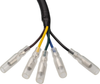 Rear Wiring Loom SR500, XT250, connection loom for taillight and indicator, length approx. 66cm, OEM reference # 3Y3-84517-00