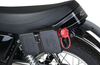 YAMAHA SR400, SR500, XT250, XT500 Jerry Can Adapter, can be screwed on to all SLC side pannier racks, black plastic coated