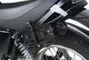 YAMAHA SR400, SR500, XT250, XT500 Jerry Can Adapter, can be screwed on to all SLC side pannier racks, black plastic coated