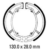 FERODO ECO Brake Shoe Set FSB733A Front XT250 Rear SR250 TT250 XT250 XT350 TT350 TT600 OEM reference 3KG-W253E-00-00