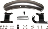 Aluminium Front Fender incl. Bracket (black), complete ready to mount, YAMAHA FZ-07 to 2014, MT-07' to 2014, XSR700 to 2020, incl. Bracket, aluminium untreated, handmade, Made in Germany