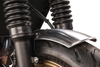 Aluminium Front Fender incl. Bracket (black), complete ready to mount, YAMAHA FZ-07 to 2014, MT-07' to 2014, XSR700 to 2020, incl. Bracket, aluminium untreated, handmade, Made in Germany