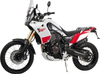KEDO T7 ABS Sensor Front Protective Cover, stainless steel, black coated, is mounted together with the original cover YAMAHA Ténéré700 (XTZ690) 2019 and later