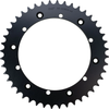 Sprocket Steel Rear #520 44T Finished in Black, YAMAHA SR400, SR500 TT350, TT500, XT500, TT600-'92, TT600S+R