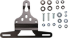 Mini-License Plate Bracket YAMAHA XT500, stainless steel, black + mounting material (-> strut item 50095+50096/50097 optionally)