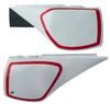 YAMAHA TT600 Replica Side Cover/Panel, white, 1 pair