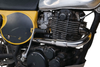 Power Header Pipe TT500 XT500 '77 on Stainless Steel with POWER BOMB No heat shield required