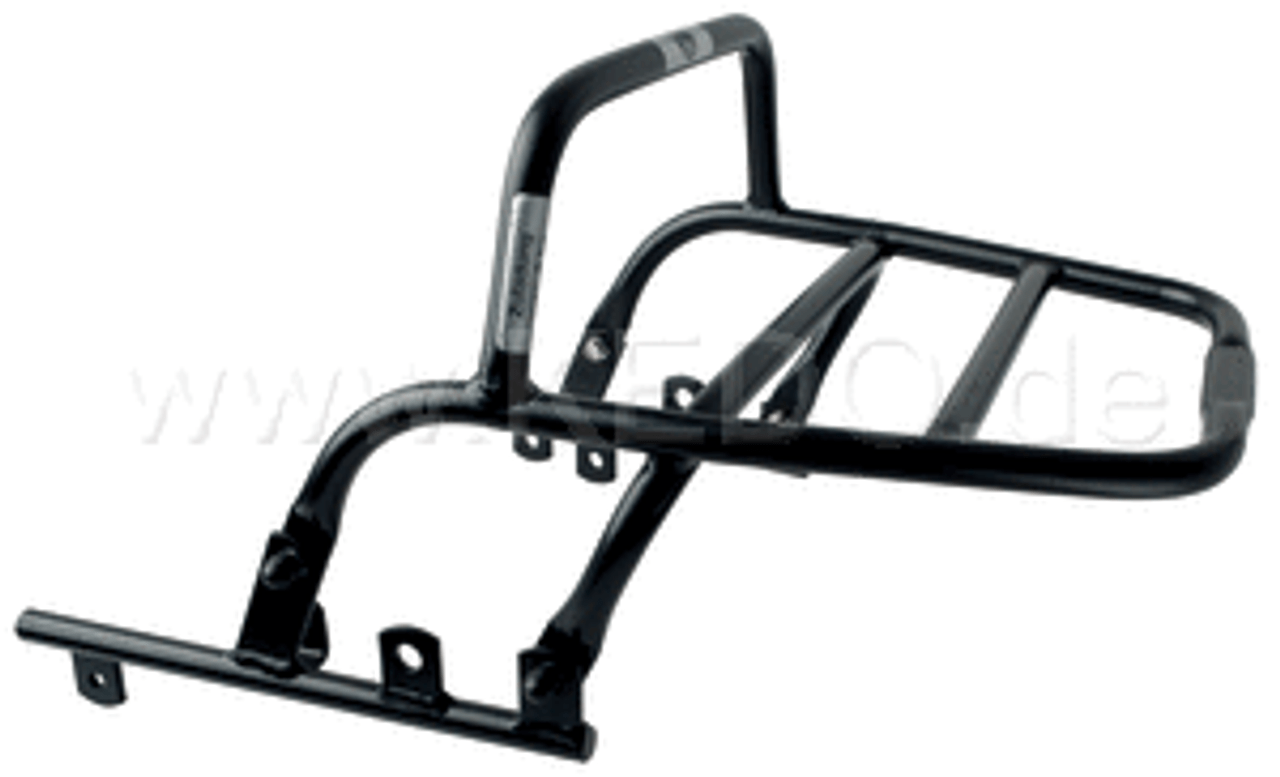 Luggage Rack H&B, Black, (suitable for OEM exhaust bracket) XT500 All - SPECIAL ORDER