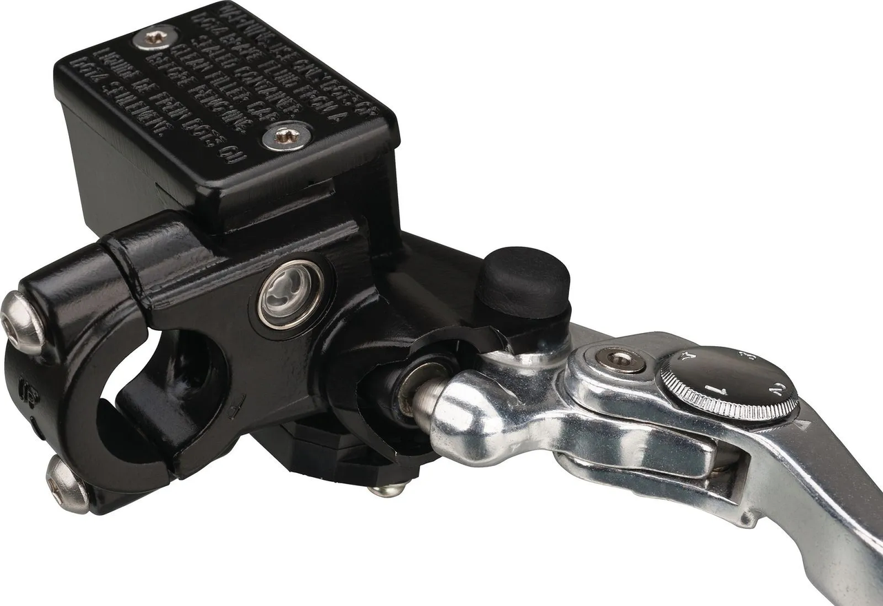 YAMAHA SR400 SR500, XT600, XT600E/K, TT600R/RE Brake Master Cylinder with adjustable aluminium lever, stainless steel banjo bolt & brake switch YAMAHA SR400 SR500, XT600, XT600E/K, TT600R/RE Brake Master Cylinder with adjustable aluminium lever, stainless steel banjo bolt & brake switch