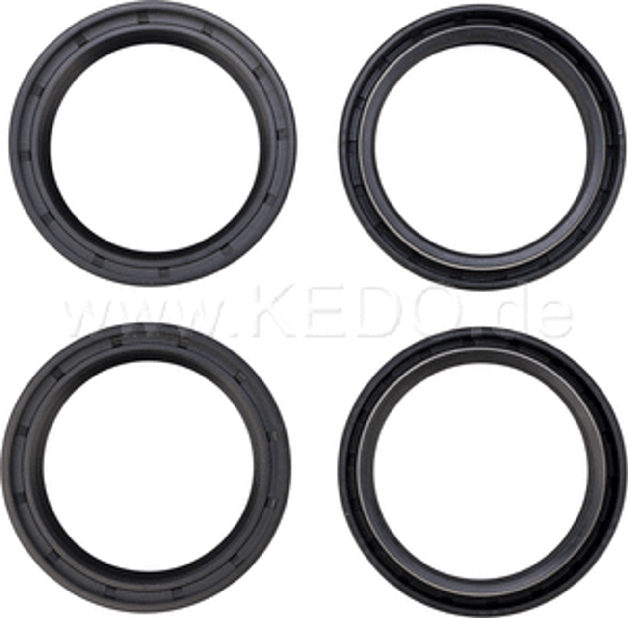 Fork Oil Seals incl. Dust Covers, 1 Pair (43x55x10.5mm) TT600-'92 (36A, 59X), XTZ660, XTZ750