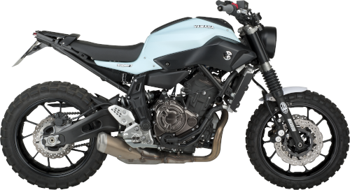 JvB-moto "Super7" Headlight Cover FZ-07, MT-07 2014-17, unpainted ABS incl. LED lamp insert