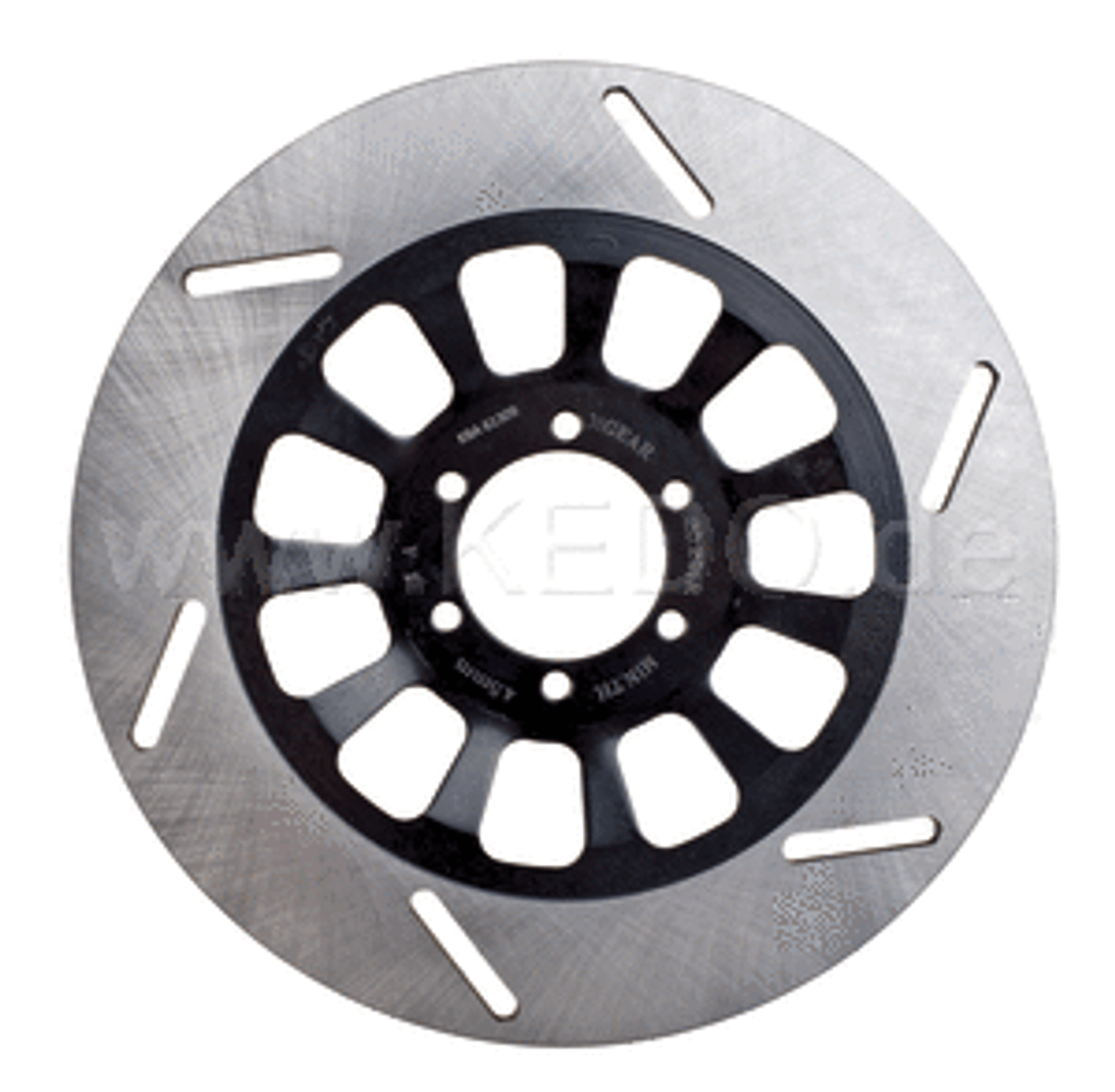 Brake Disc OEM-Style Replica, Slotted, Front RH, 1 Piece