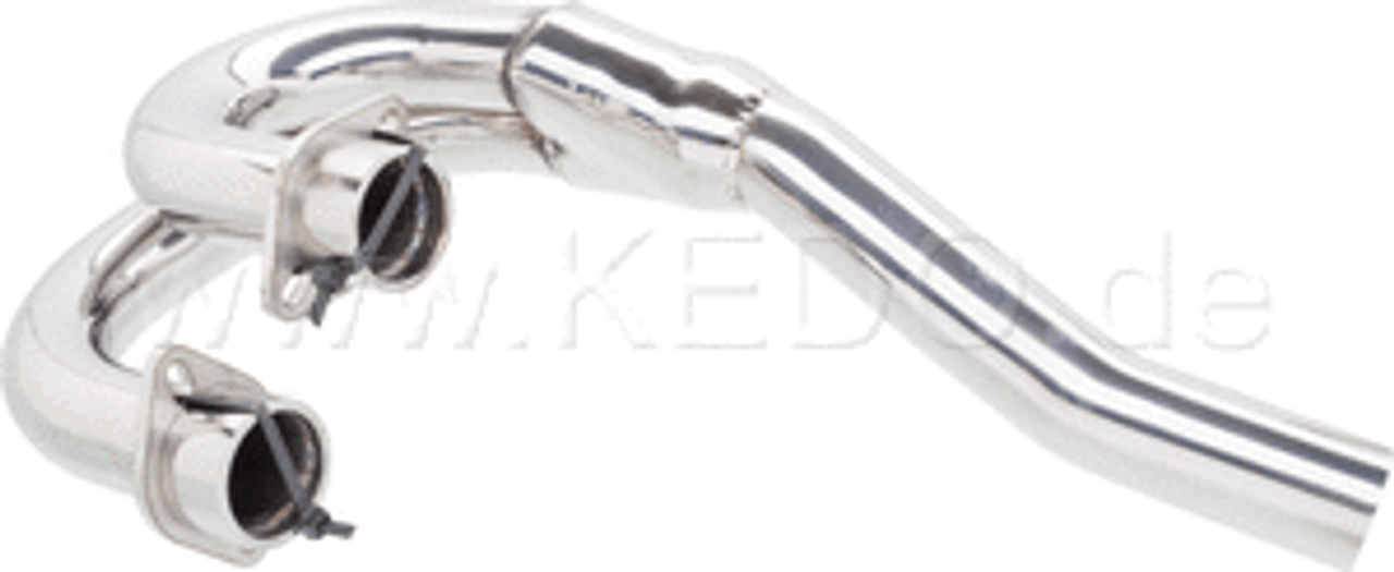 Header Pipe XT550 82-83 2-1 Stainless Steel Polished