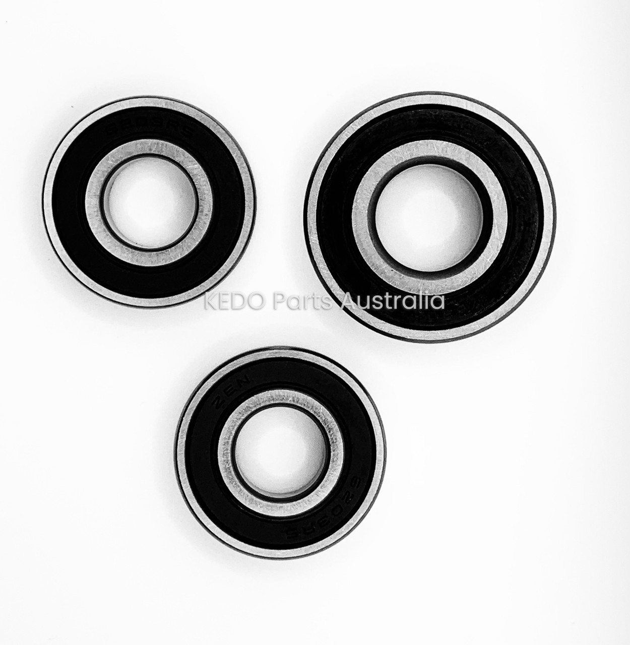 Rear Wheel Bearing Set, 3 Pieces, Complete
Application: XT250