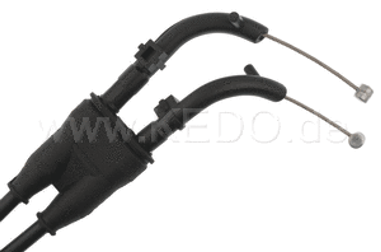 Throttle Cable Set, Complete With Guides, XT600Z'86-, XT600'87-, XT600E/K, XTZ660 OEM reference # 3TB-26302-00, 3YF-26302-00
