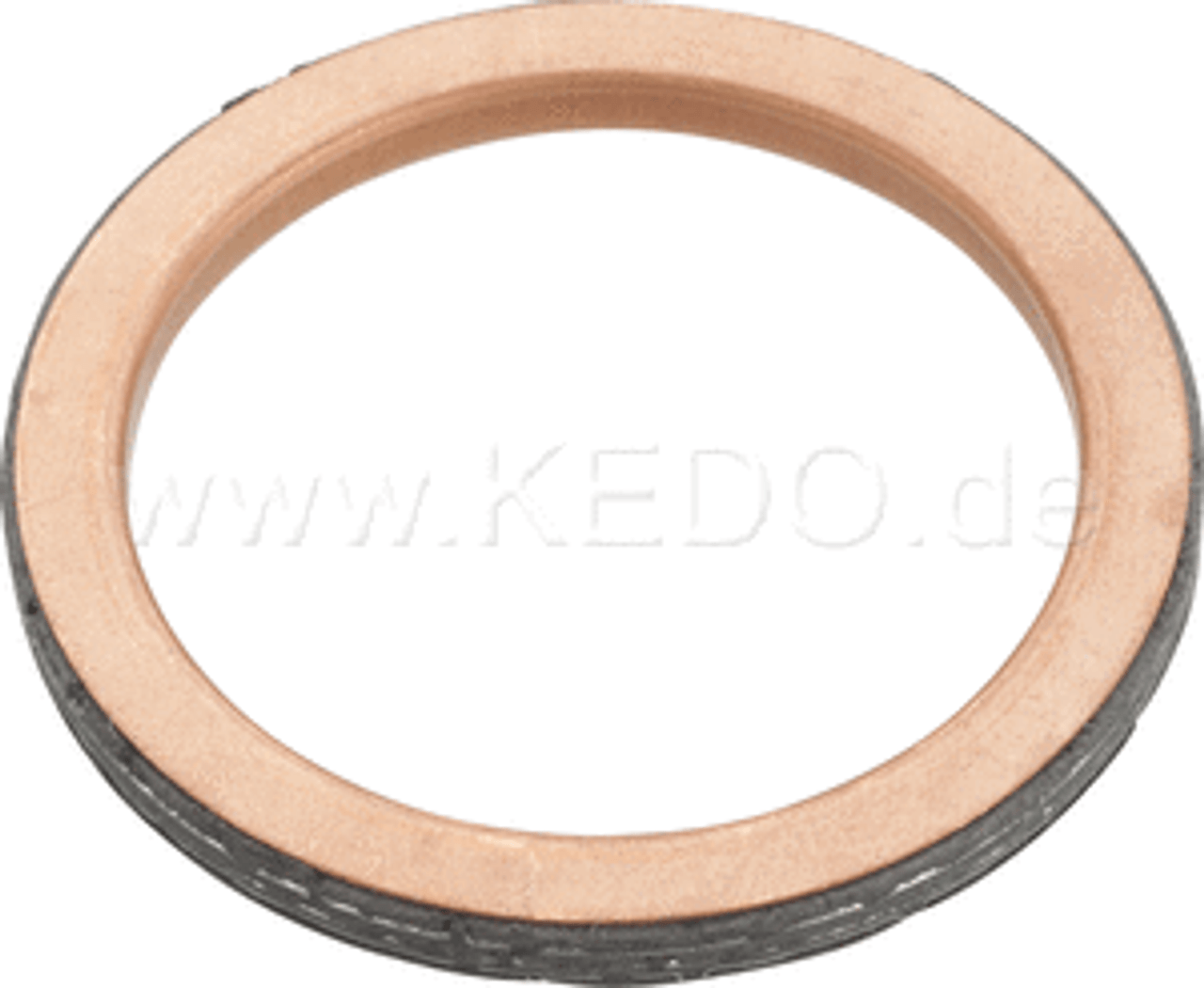 Header pipe Gasket, Heavy Duty, Copper ring filled with composite material SR400 SR500 TT500 XT500, OEM 3GD 14613 00