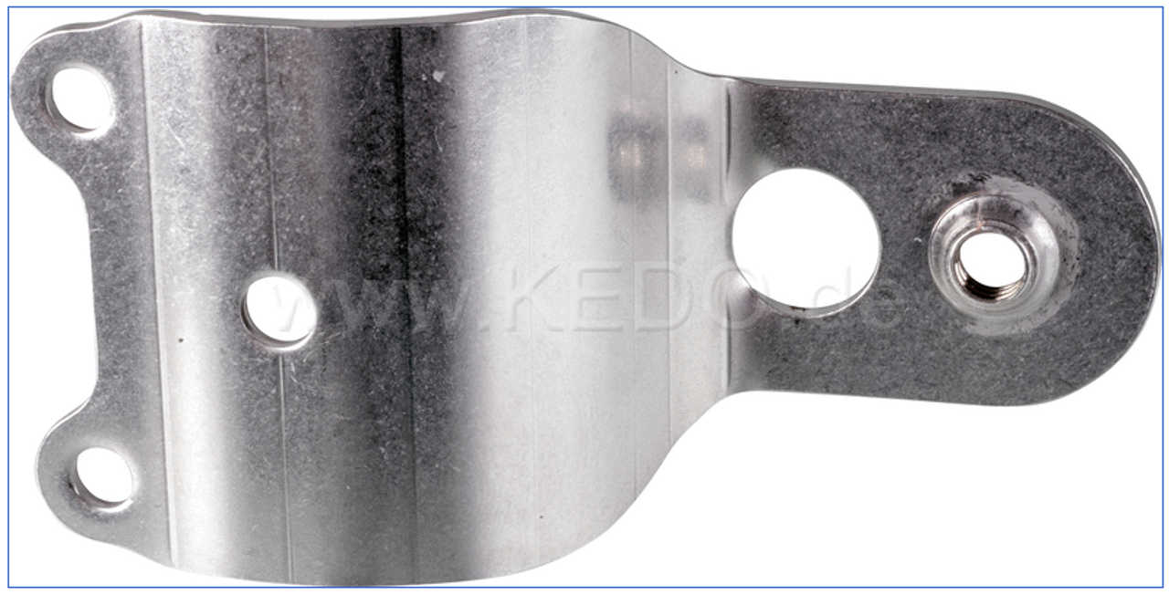 Mounting Clamp for Speedometer Cable, stainless steel, (complements item 27197 with rubber damper item 27185), OEM reference #1E6-23319-00