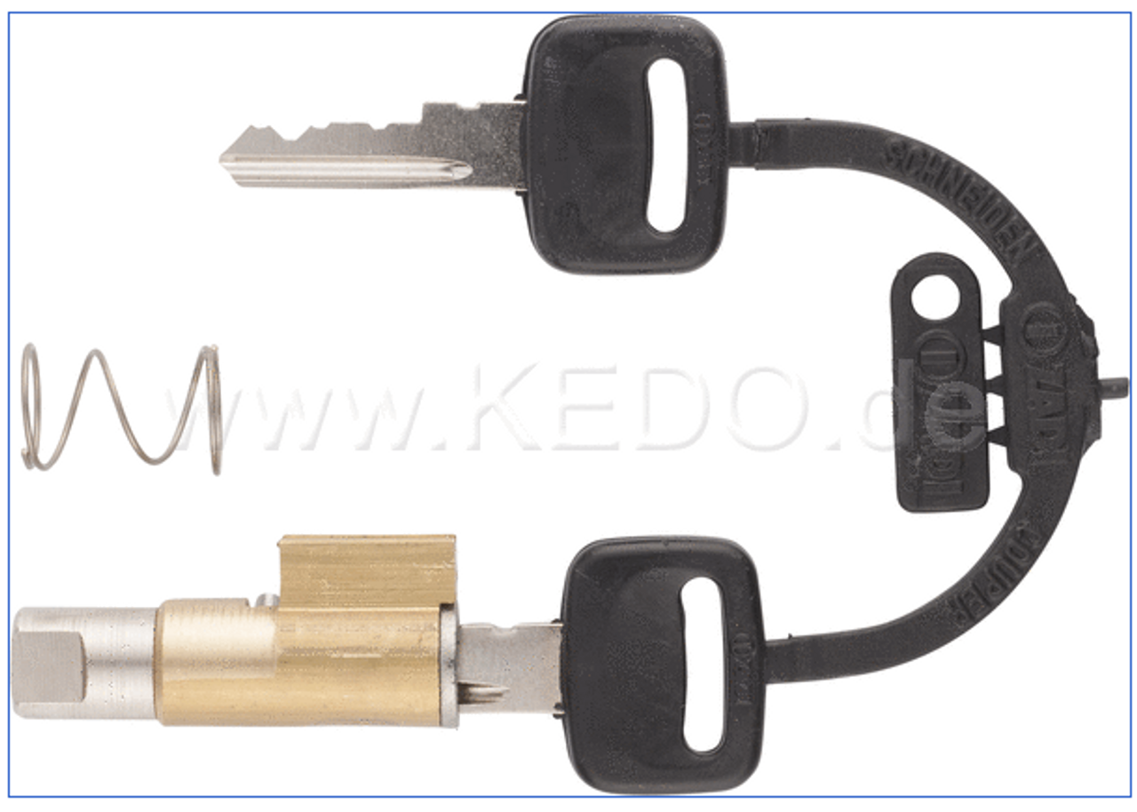 Steering Lock with Spring + 2 Keys (OEM Supplier)