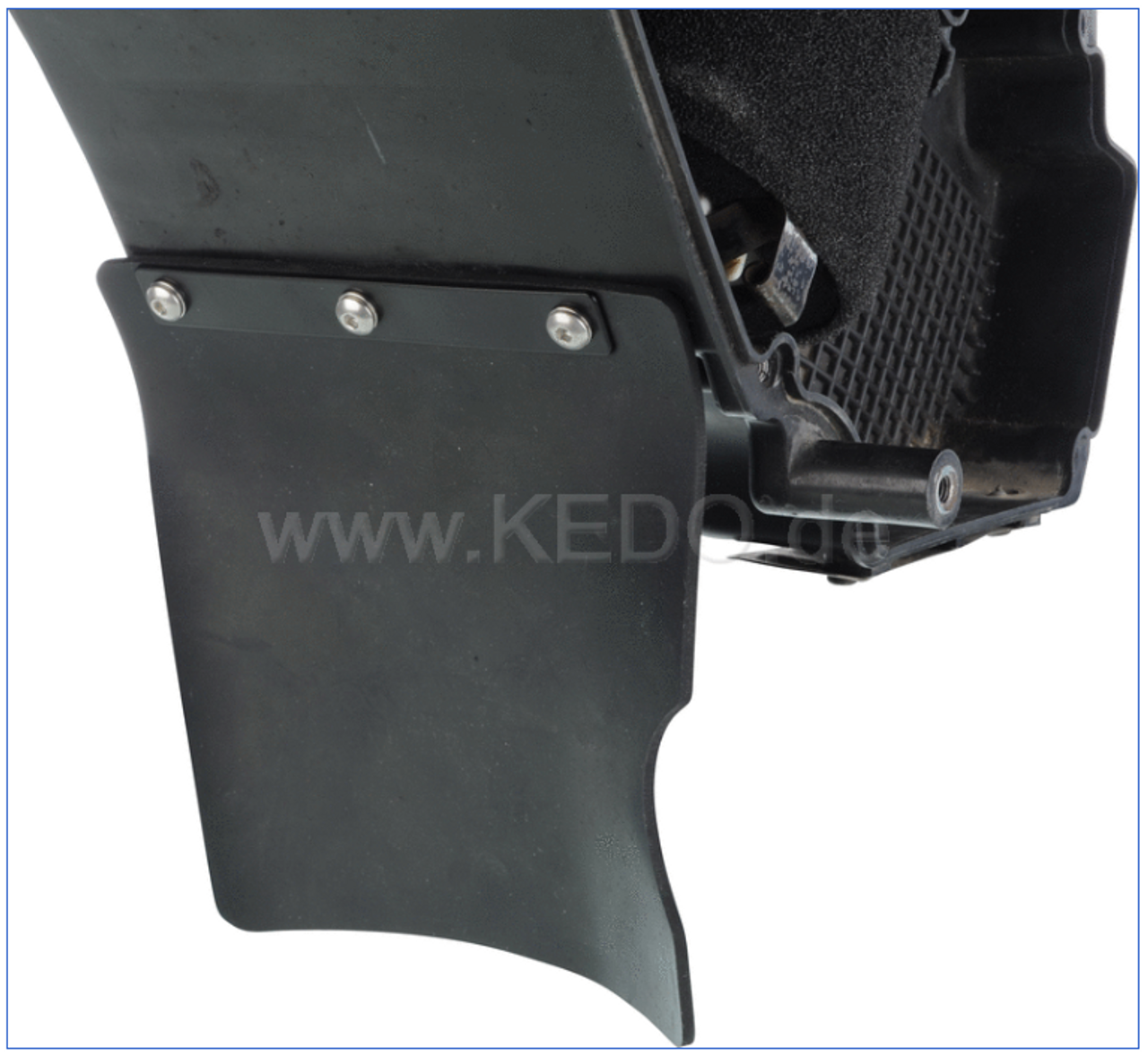 HeavyDuty Shock Absorber Mudguard, at air filter box, incl. sturdy bolting mechanism