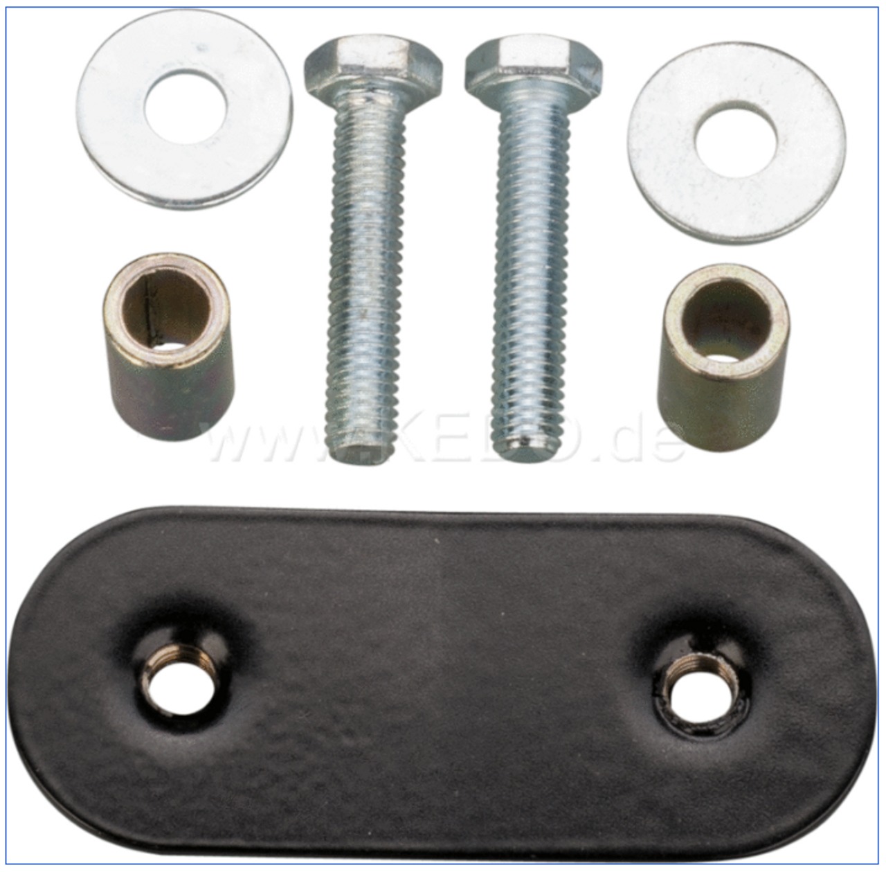 Taillight Mounting Set with Special Nut Plate for Easy Mounting, 7pcs, matching taillight see item 29204RP, replaces OEM 3Y3-84748-00