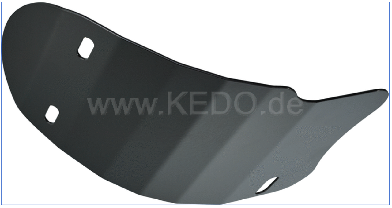 Engine Guard "Pure", stainless steel black plastic coated, incl. mounting material, reliable protection against stone chips